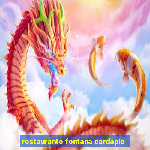 restaurante fontana cardapio